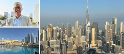 Olaf Hinrichsen vor Umzugsmobil