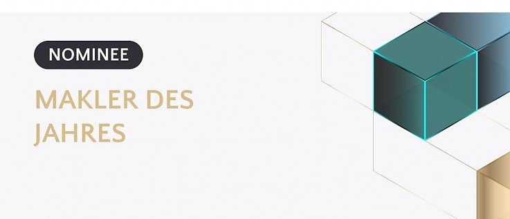 Nominiert zum Makler des Jahres Nominiert zum Makler des Jahres