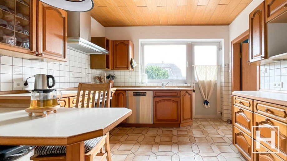 K�che mit Zugang in den Garten Einfamilienhaus Klein Gladebr�gge