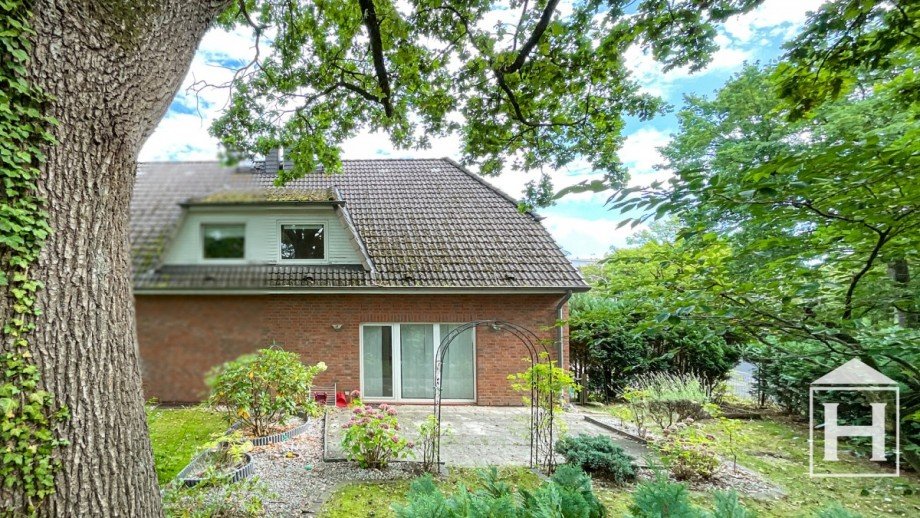 Gartenansicht Doppelhaush�lfte Kaltenkirchen