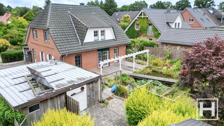 Gartenansicht Einfamilienhaus Kisdorf
