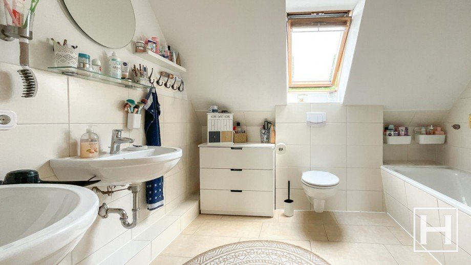 Badezimmer Wohnung 1 Landhaus Leezen
