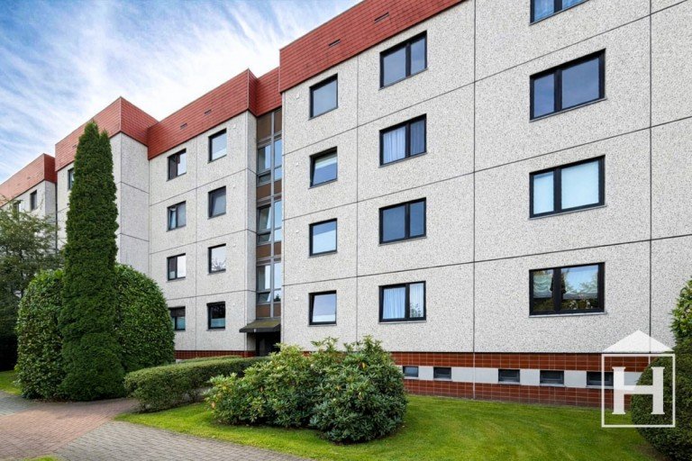 Frontansicht Bad Segeberg Etagenwohnung Klein, gefragt, profitabel