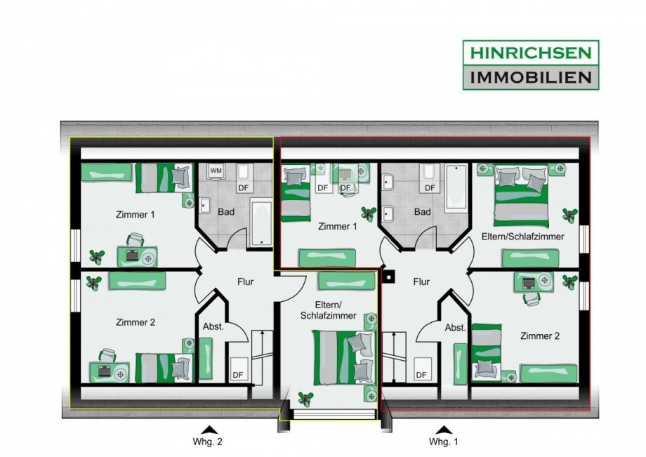 Grundriss Dachgeschoss Landhaus Leezen