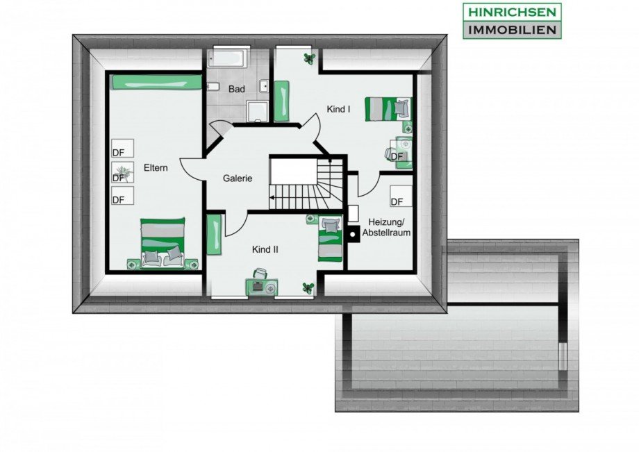 Grundriss Dachgeschoss Einfamilienhaus Kayhude