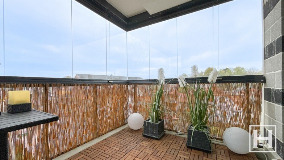 Verglaster Balkon Etagenwohnung Kaltenkirchen