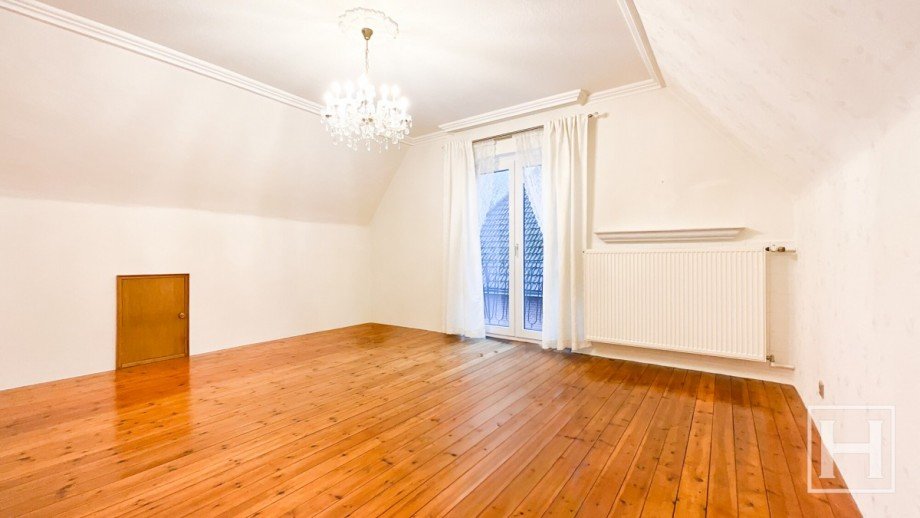 Schlafzimmer mit Balkon Einfamilienhaus Kayhude