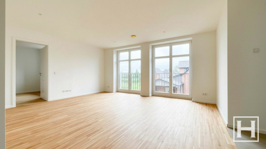 Helles Wohnzimmer Etagenwohnung Sieversh�tten