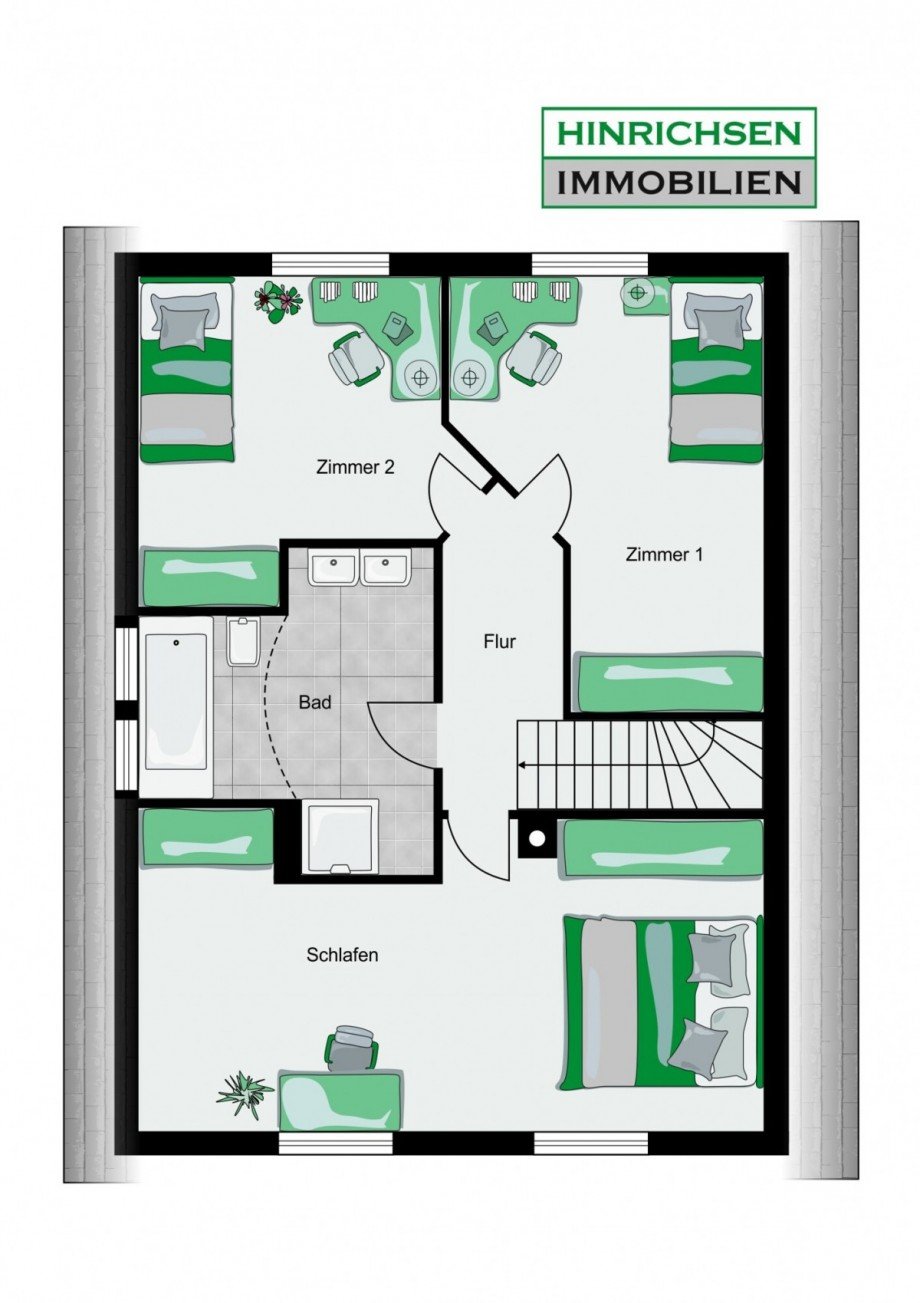 Dachgeschoss Einfamilienhaus Kisdorf