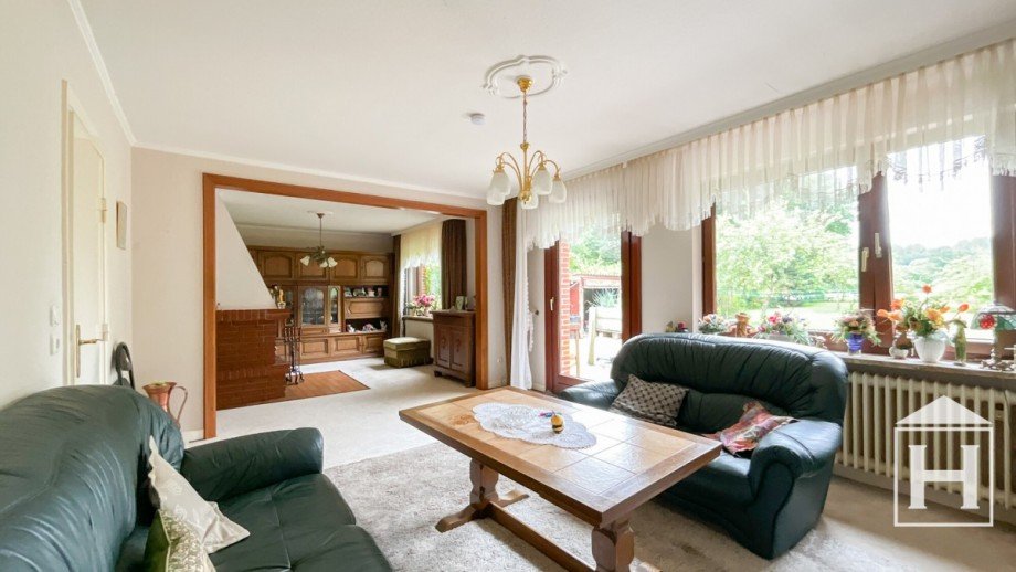 Wohnzimmer Einfamilienhaus Heidm�hlen