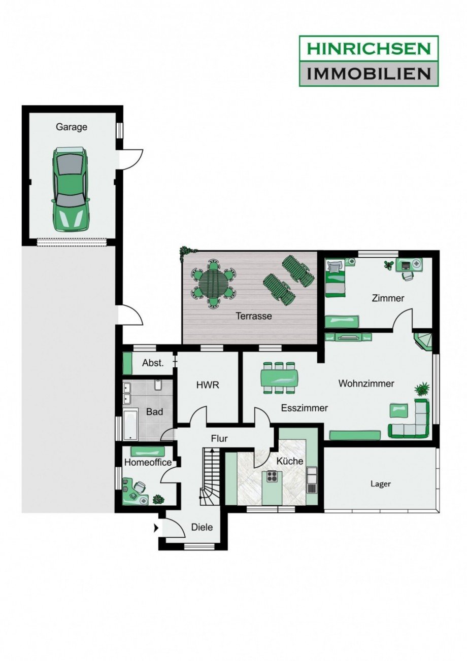 Erdgeschoss Einfamilienhaus Todesfelde