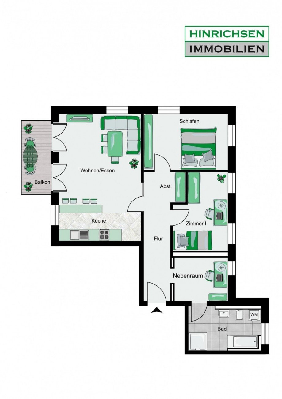 Grundriss Etagenwohnung Sieversh�tten
