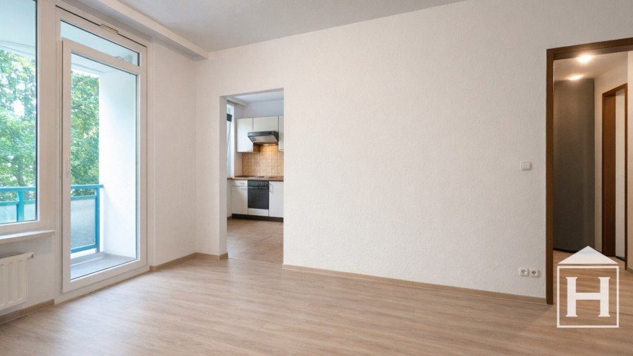 Wohnzimmer I KI-retuschiert Etagenwohnung Bad Segeberg