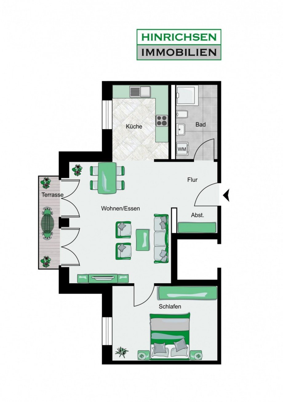 Grundriss Erdgeschosswohnung Sieversh�tten